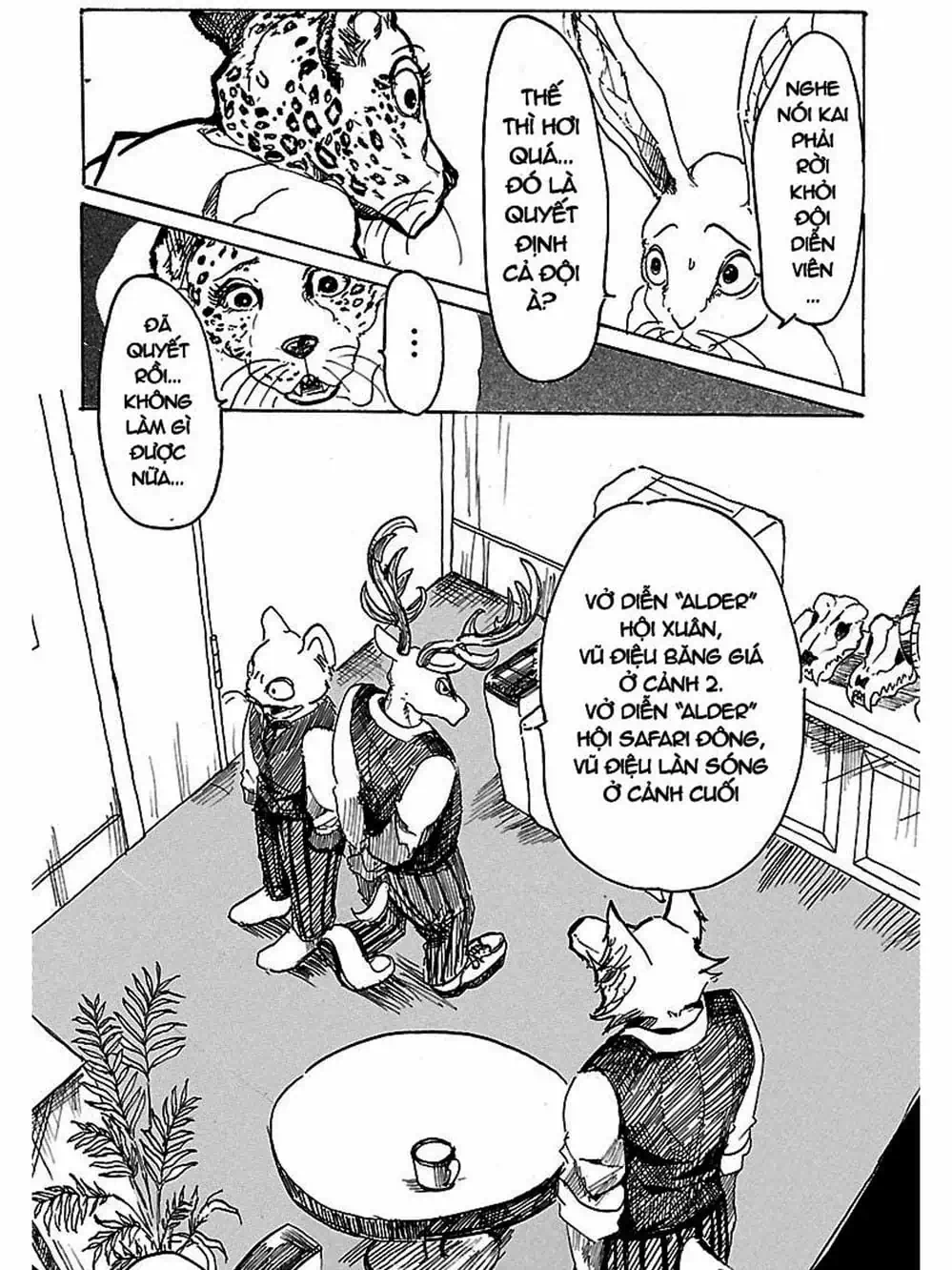 Truyện Tranh Bởi Vì Chúng Ta Đều Là Những Ngôi Sao - Beastars trang 10