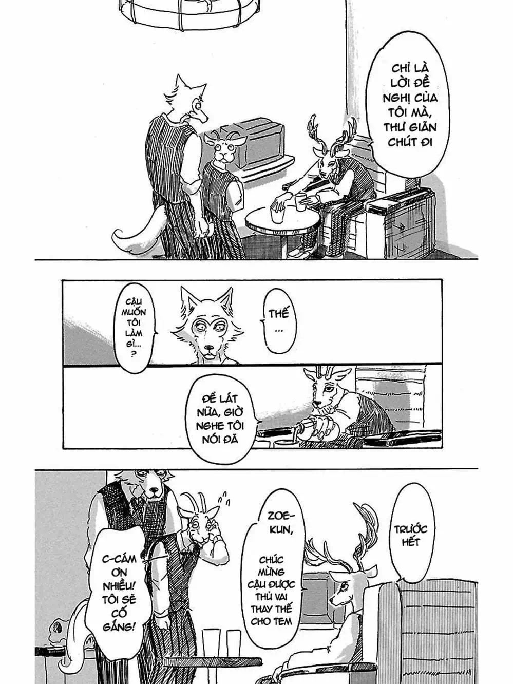 Truyện Tranh Bởi Vì Chúng Ta Đều Là Những Ngôi Sao - Beastars trang 10