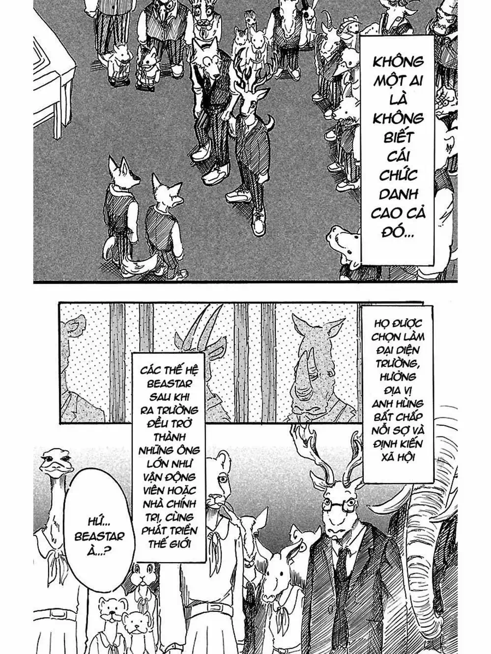 Truyện Tranh Bởi Vì Chúng Ta Đều Là Những Ngôi Sao - Beastars trang 10