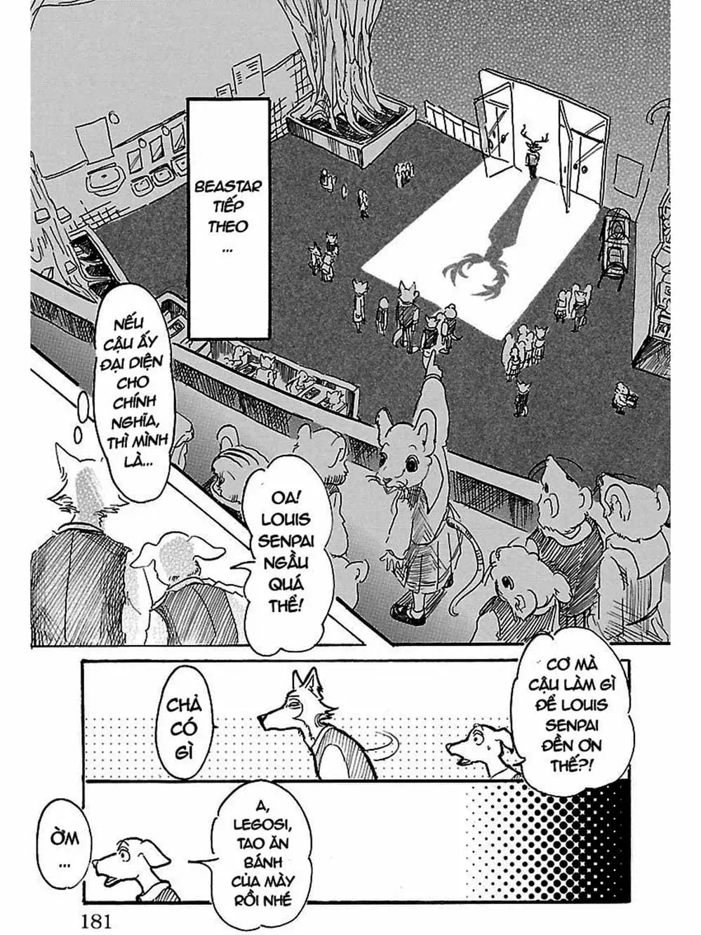 Truyện Tranh Bởi Vì Chúng Ta Đều Là Những Ngôi Sao - Beastars trang 10