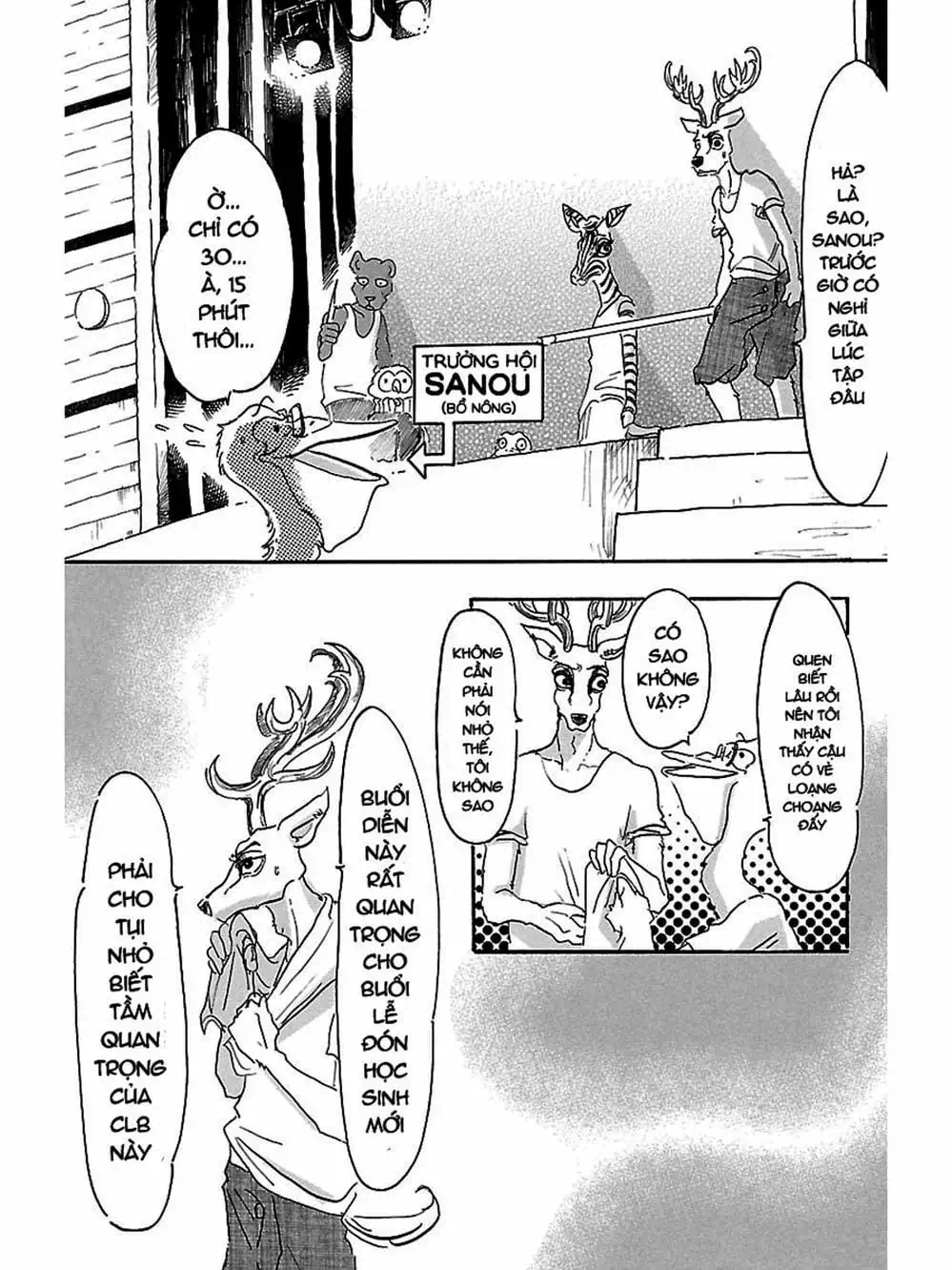 Truyện Tranh Bởi Vì Chúng Ta Đều Là Những Ngôi Sao - Beastars trang 10