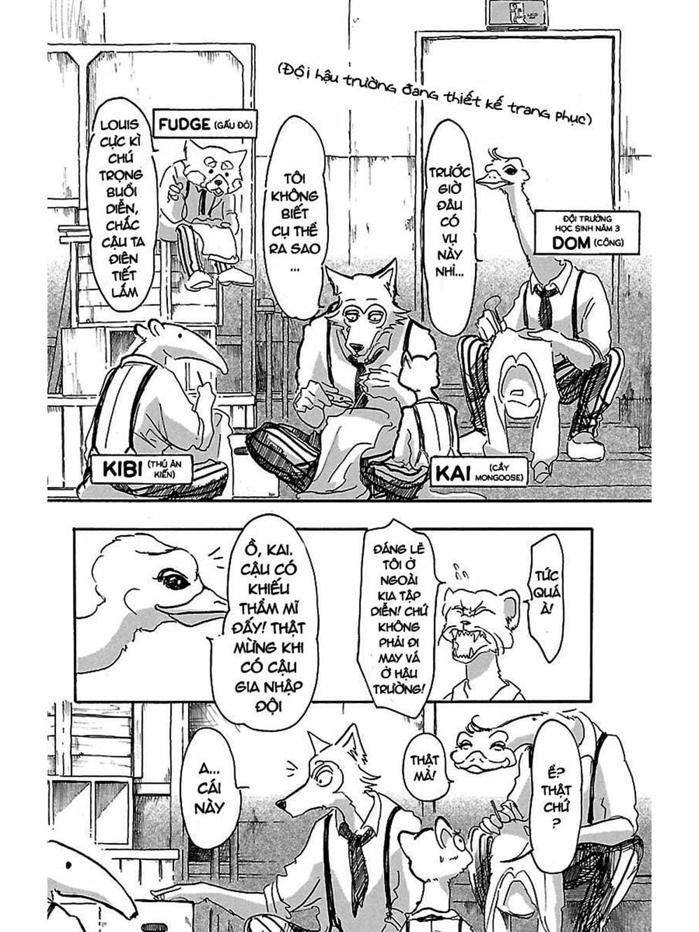 Truyện Tranh Bởi Vì Chúng Ta Đều Là Những Ngôi Sao - Beastars trang 10