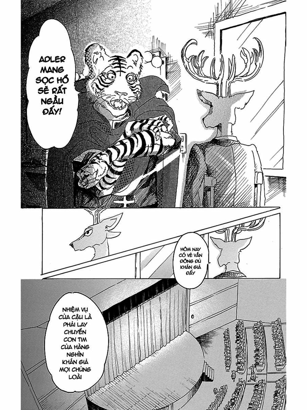 Truyện Tranh Bởi Vì Chúng Ta Đều Là Những Ngôi Sao - Beastars trang 10