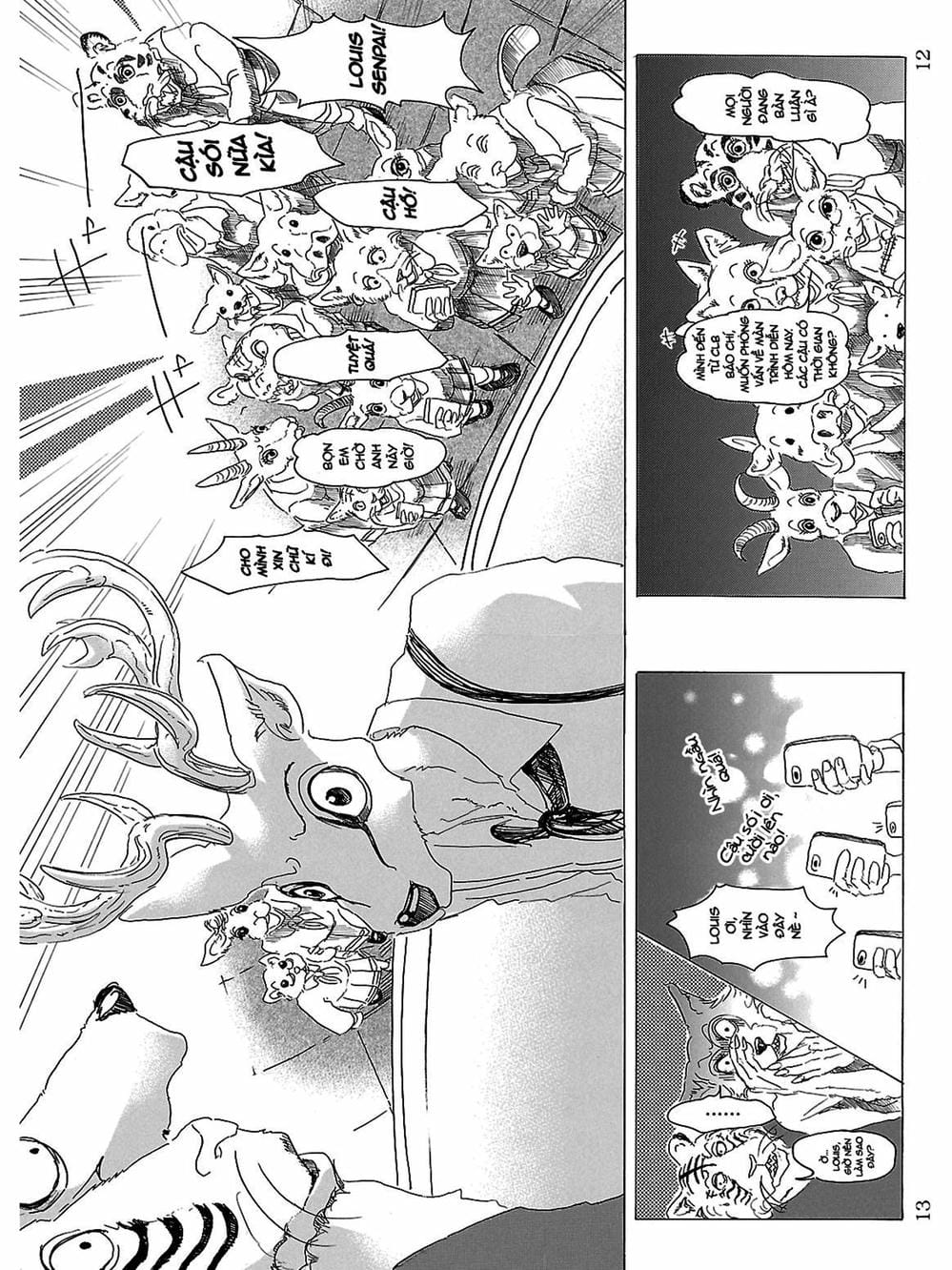 Truyện Tranh Bởi Vì Chúng Ta Đều Là Những Ngôi Sao - Beastars trang 10