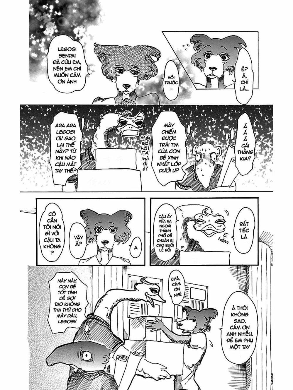 Truyện Tranh Bởi Vì Chúng Ta Đều Là Những Ngôi Sao - Beastars trang 10