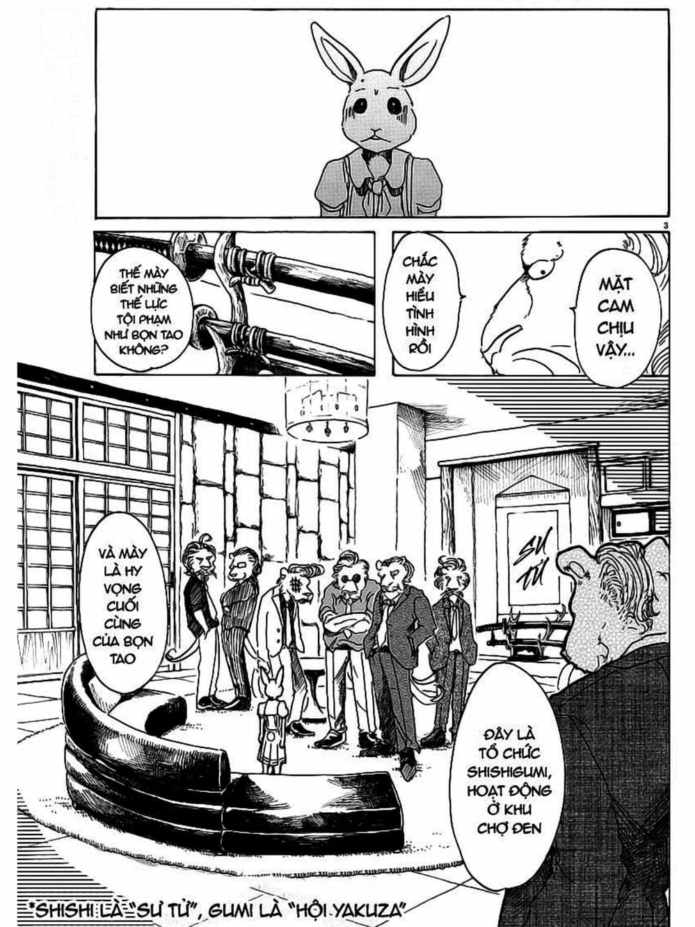 Truyện Tranh Bởi Vì Chúng Ta Đều Là Những Ngôi Sao - Beastars trang 10