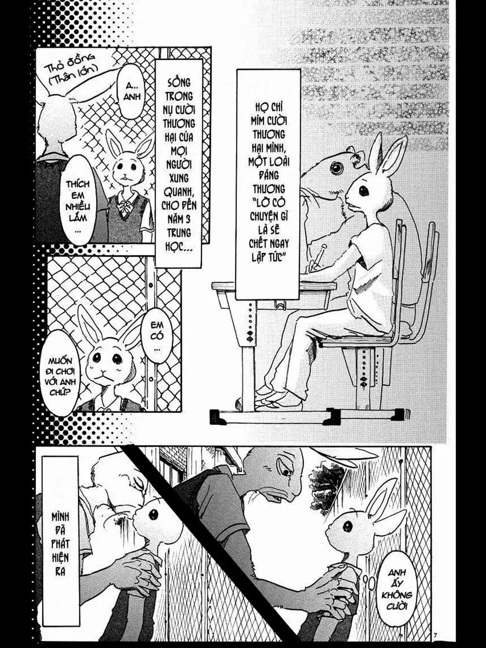 Truyện Tranh Bởi Vì Chúng Ta Đều Là Những Ngôi Sao - Beastars trang 10