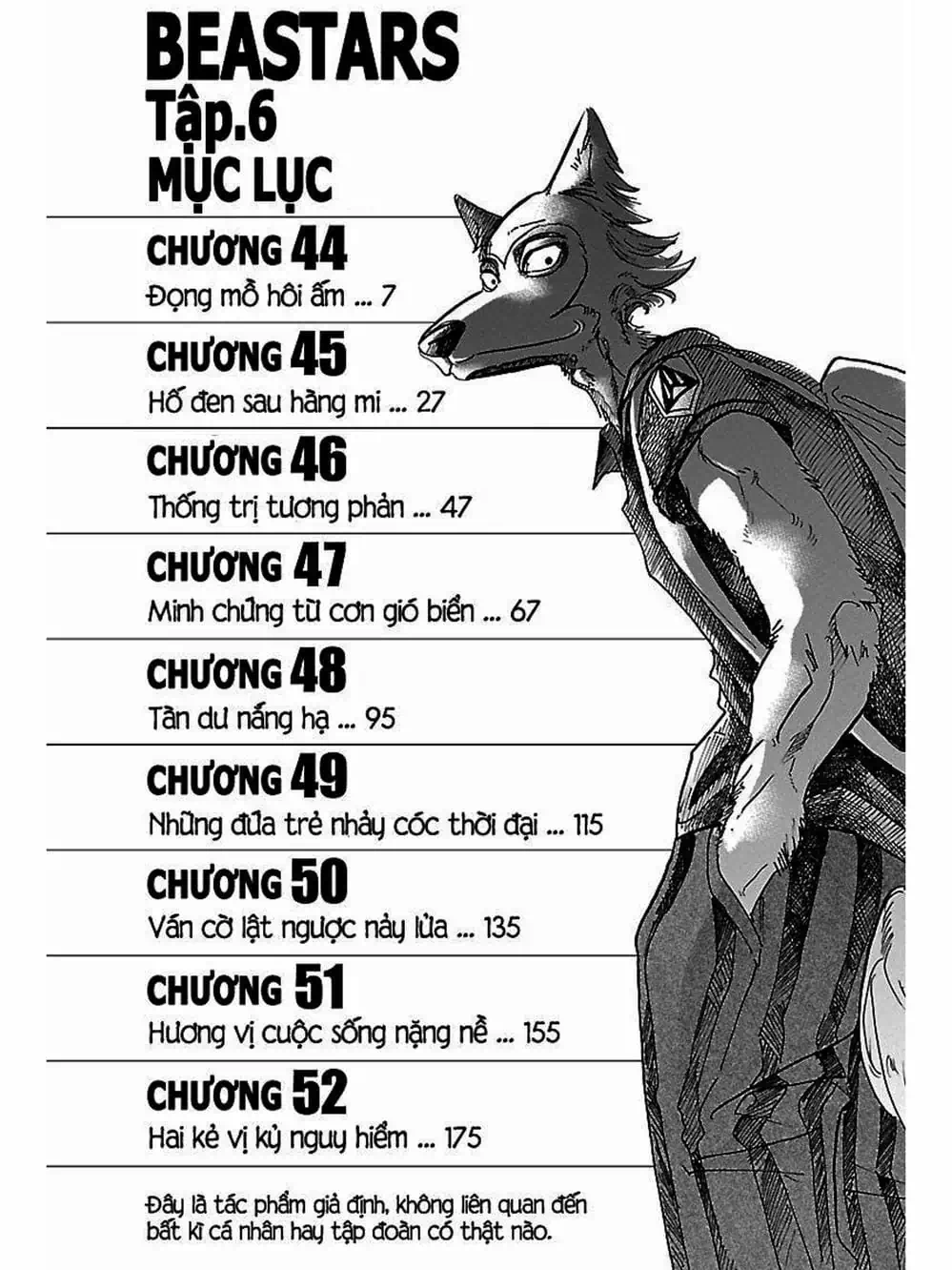 Truyện Tranh Bởi Vì Chúng Ta Đều Là Những Ngôi Sao - Beastars trang 10