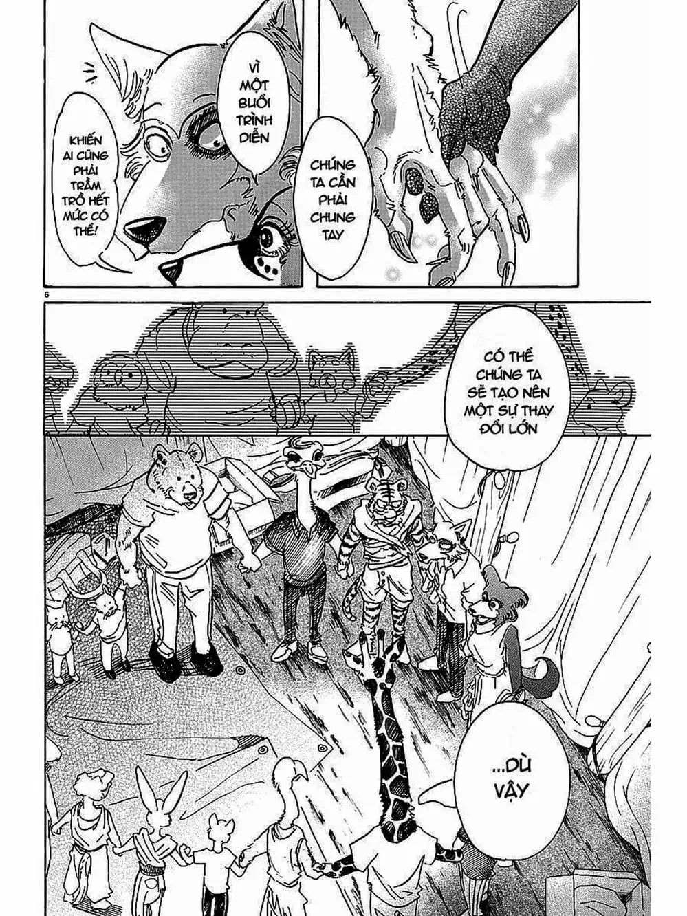 Truyện Tranh Bởi Vì Chúng Ta Đều Là Những Ngôi Sao - Beastars trang 10