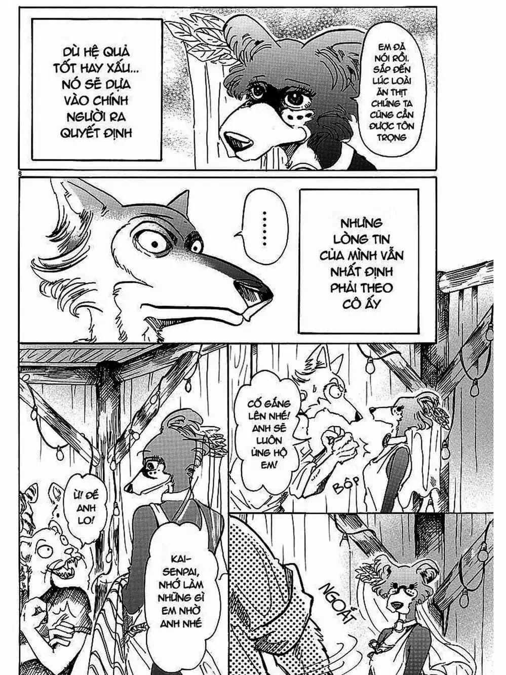 Truyện Tranh Bởi Vì Chúng Ta Đều Là Những Ngôi Sao - Beastars trang 10