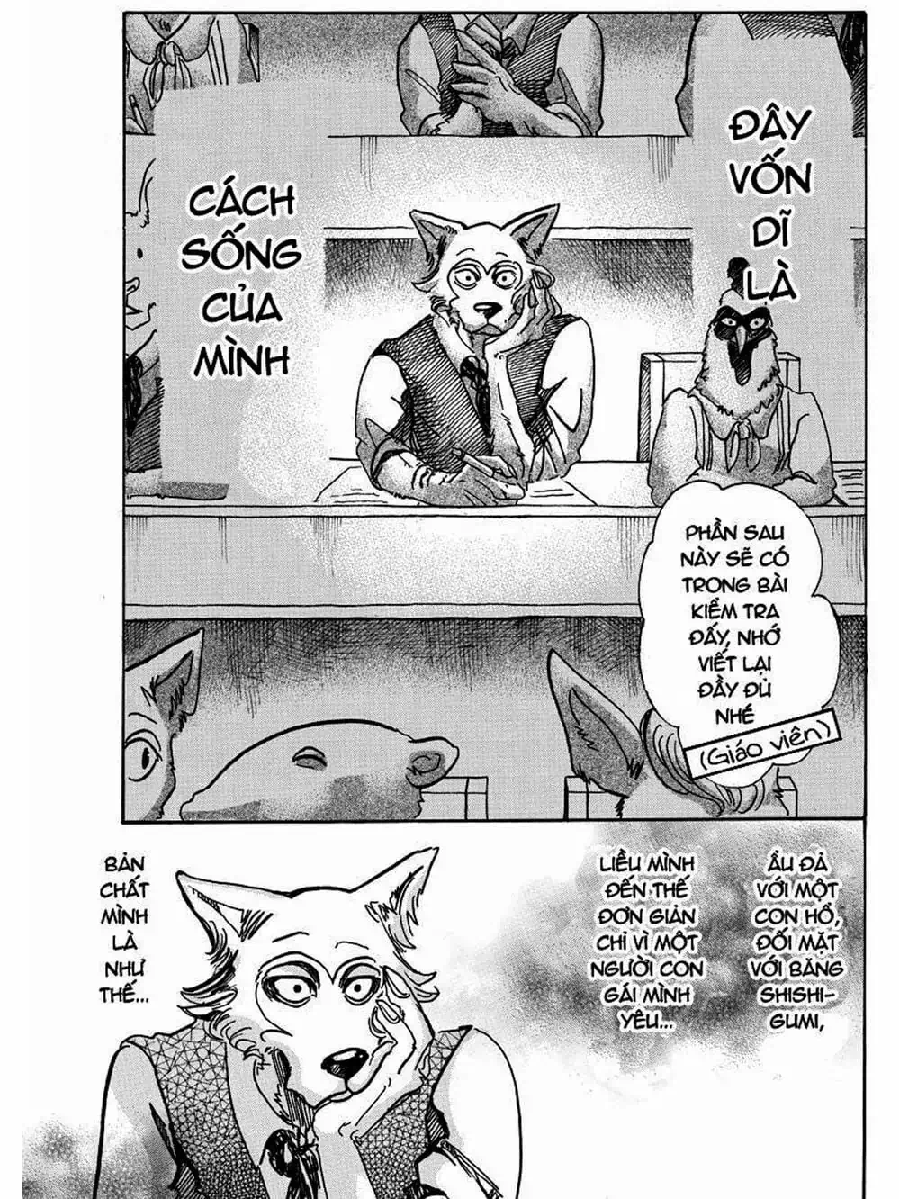 Truyện Tranh Bởi Vì Chúng Ta Đều Là Những Ngôi Sao - Beastars trang 10