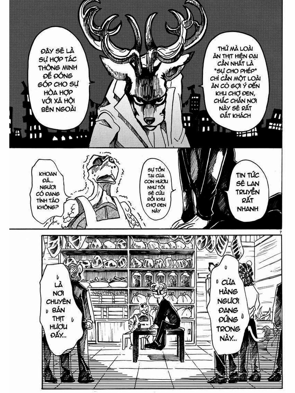 Truyện Tranh Bởi Vì Chúng Ta Đều Là Những Ngôi Sao - Beastars trang 10