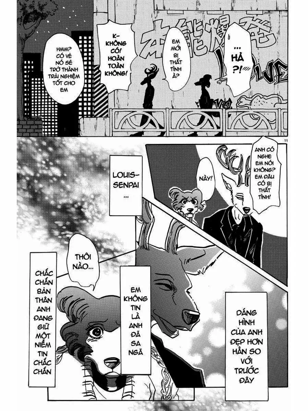 Truyện Tranh Bởi Vì Chúng Ta Đều Là Những Ngôi Sao - Beastars trang 10