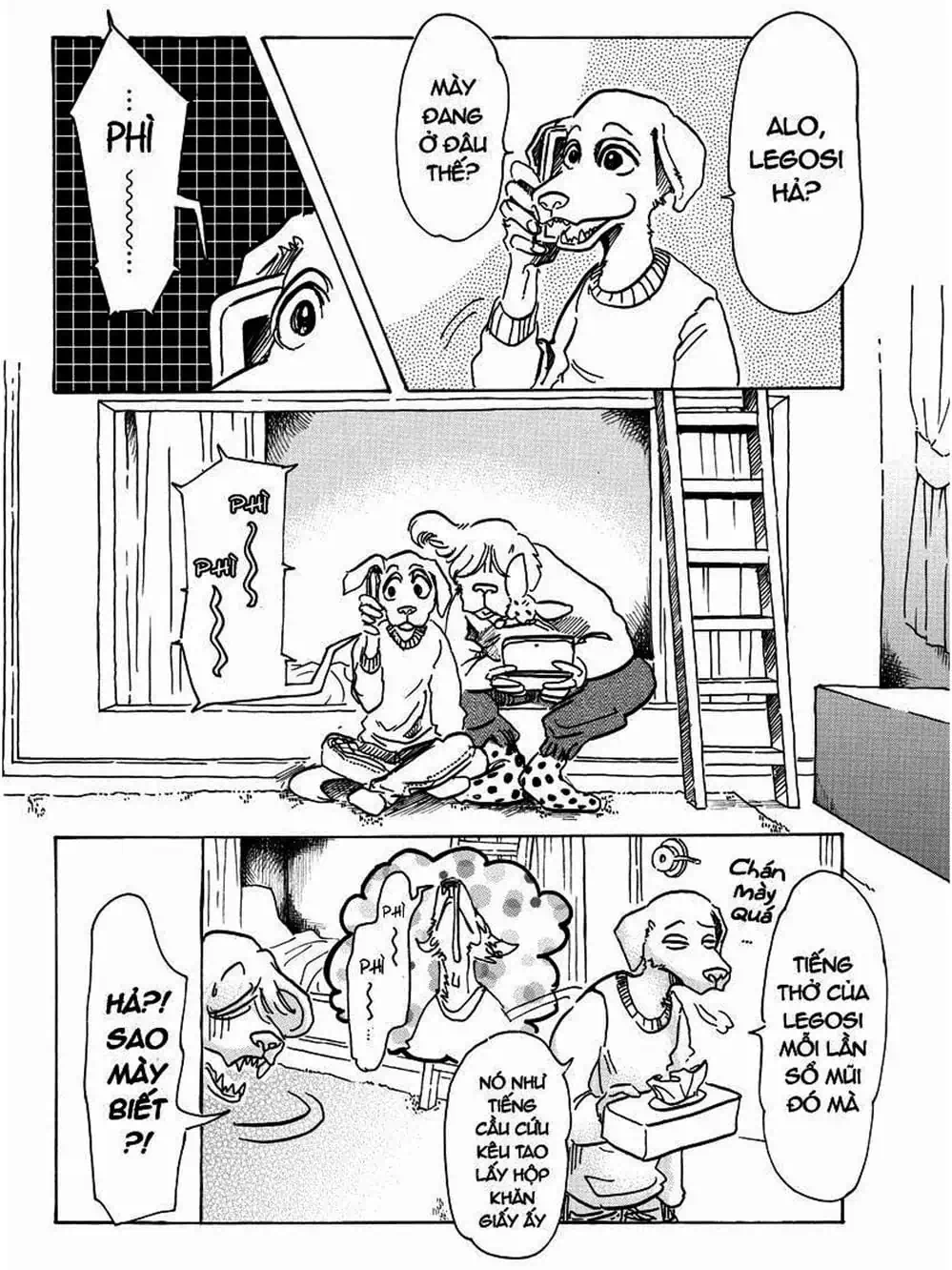 Truyện Tranh Bởi Vì Chúng Ta Đều Là Những Ngôi Sao - Beastars trang 10