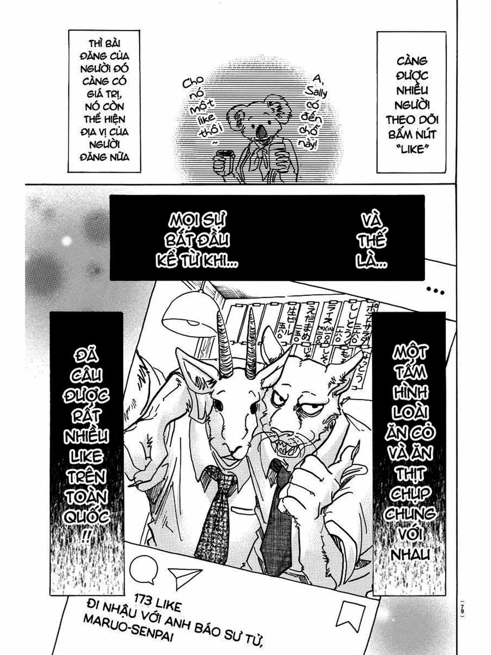 Truyện Tranh Bởi Vì Chúng Ta Đều Là Những Ngôi Sao - Beastars trang 10