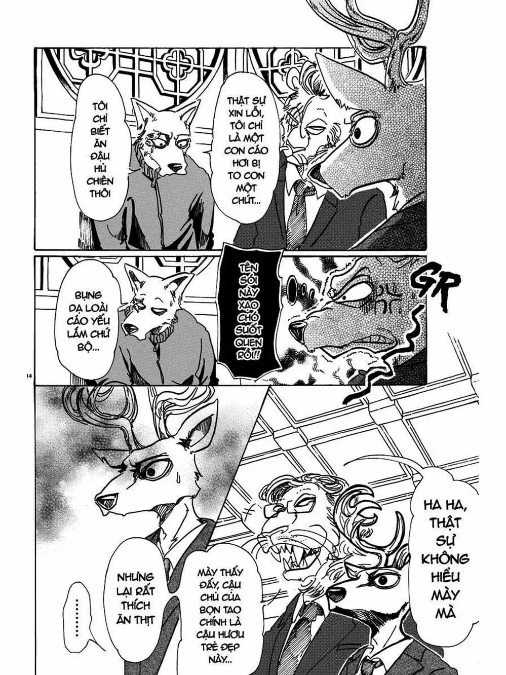 Truyện Tranh Bởi Vì Chúng Ta Đều Là Những Ngôi Sao - Beastars trang 10