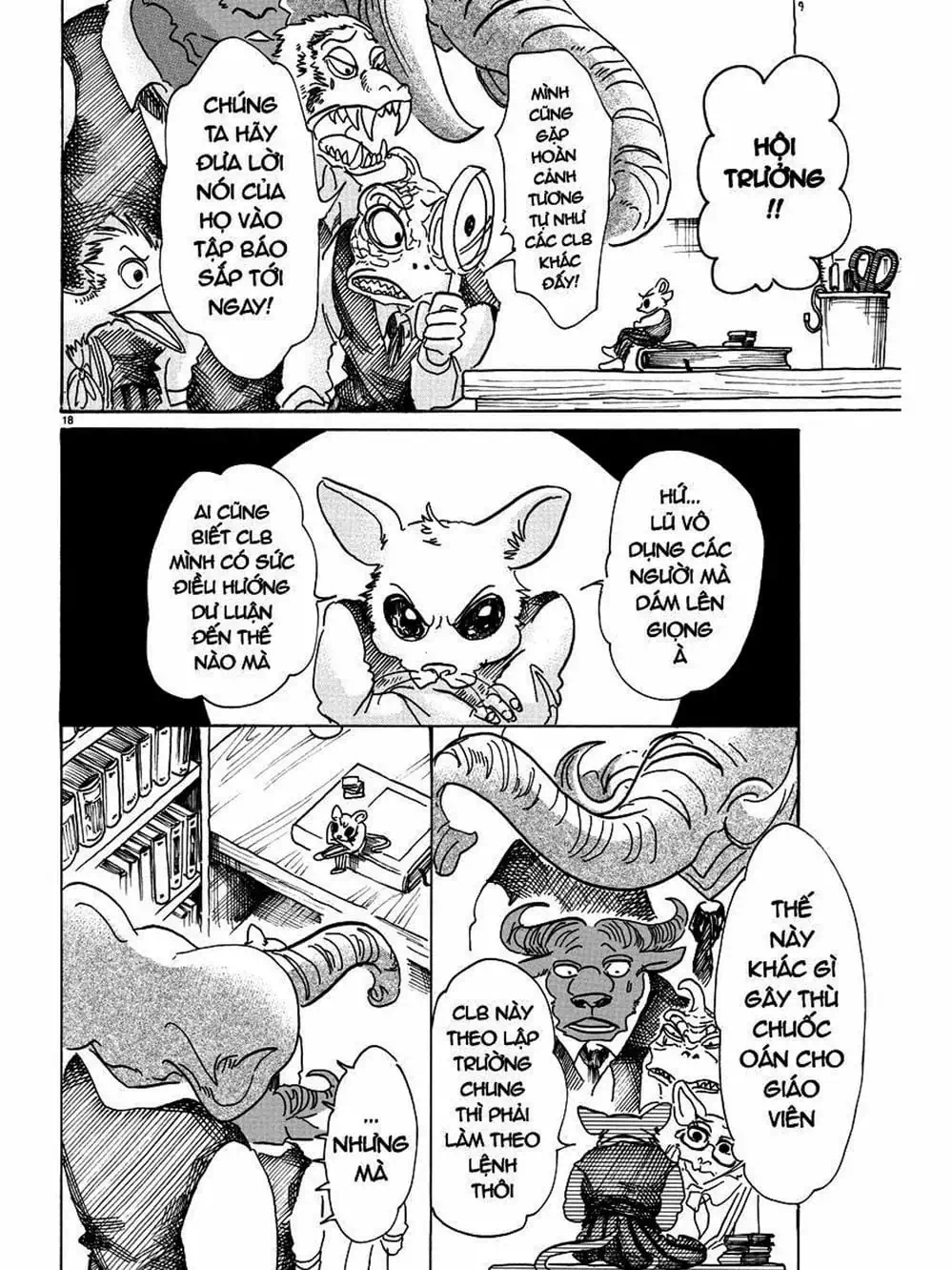 Truyện Tranh Bởi Vì Chúng Ta Đều Là Những Ngôi Sao - Beastars trang 10