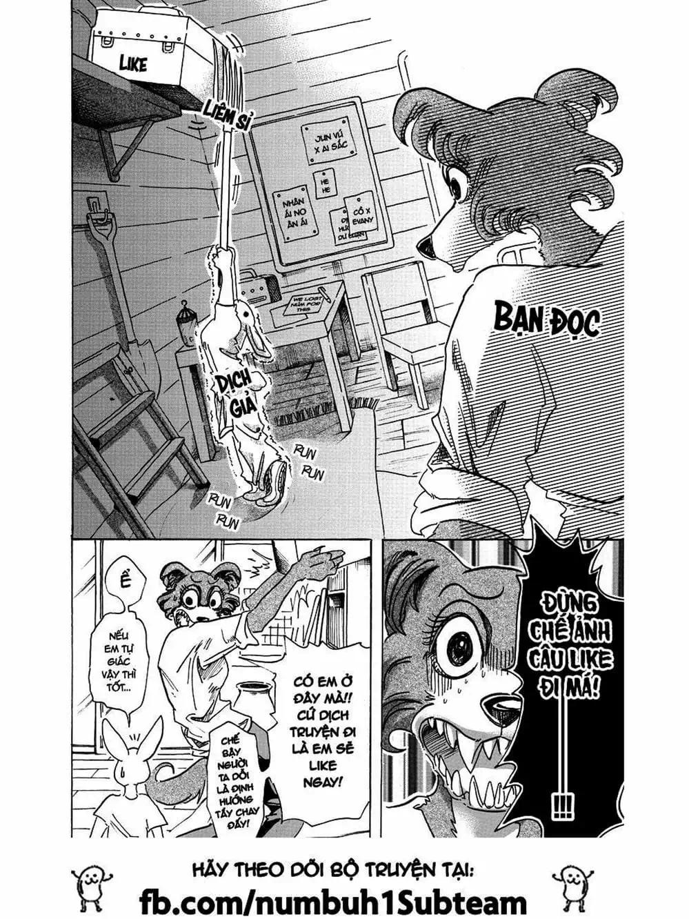 Truyện Tranh Bởi Vì Chúng Ta Đều Là Những Ngôi Sao - Beastars trang 10