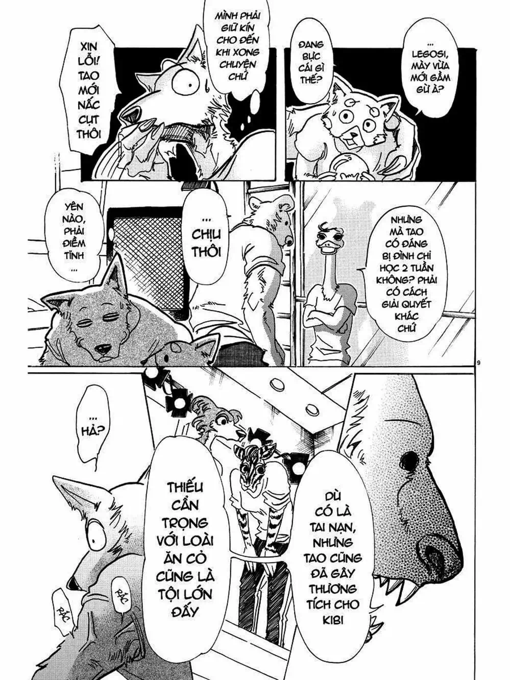 Truyện Tranh Bởi Vì Chúng Ta Đều Là Những Ngôi Sao - Beastars trang 10
