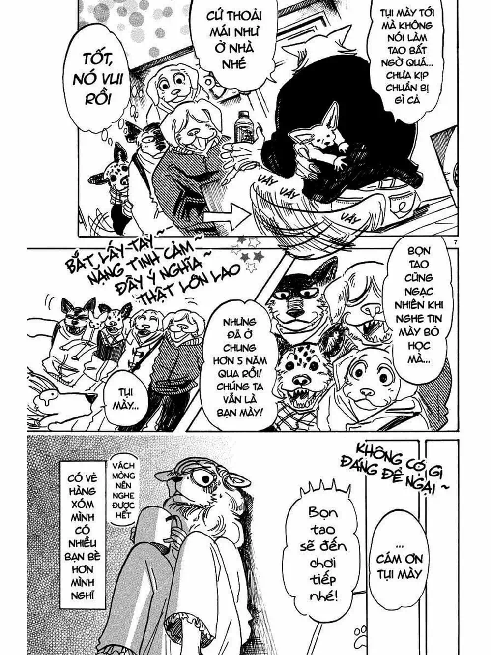 Truyện Tranh Bởi Vì Chúng Ta Đều Là Những Ngôi Sao - Beastars trang 10