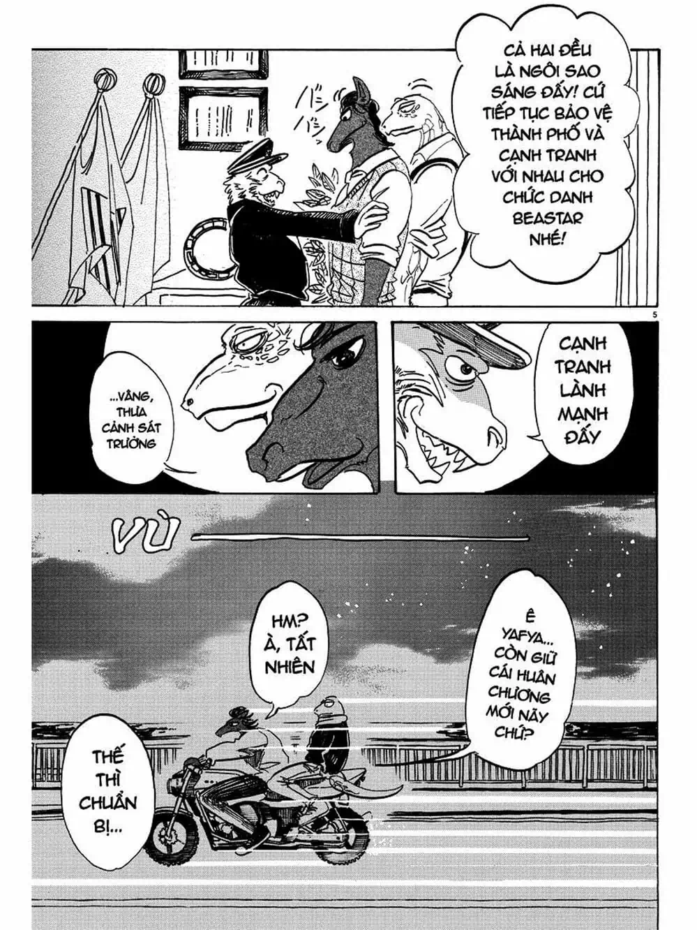 Truyện Tranh Bởi Vì Chúng Ta Đều Là Những Ngôi Sao - Beastars trang 10