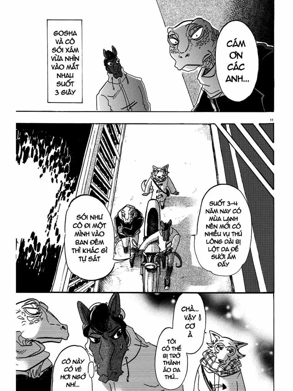 Truyện Tranh Bởi Vì Chúng Ta Đều Là Những Ngôi Sao - Beastars trang 10