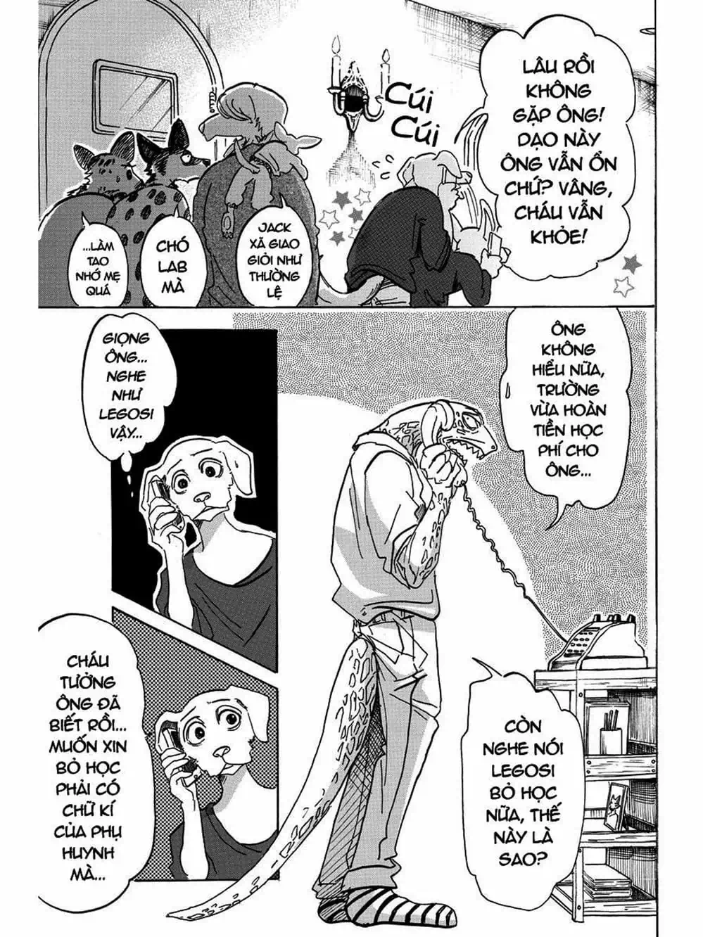 Truyện Tranh Bởi Vì Chúng Ta Đều Là Những Ngôi Sao - Beastars trang 10