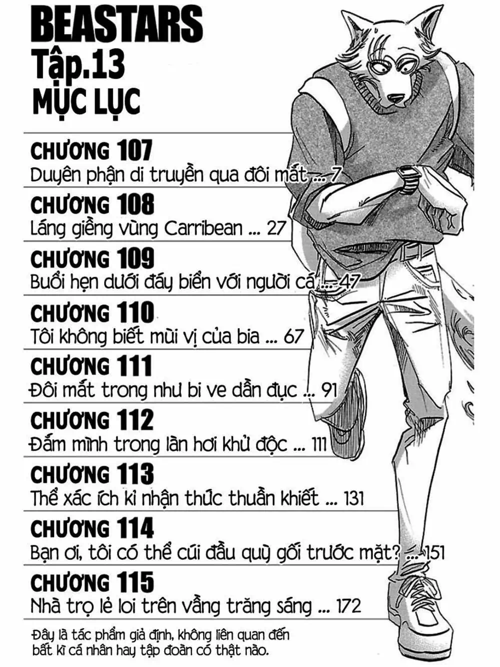 Truyện Tranh Bởi Vì Chúng Ta Đều Là Những Ngôi Sao - Beastars trang 10