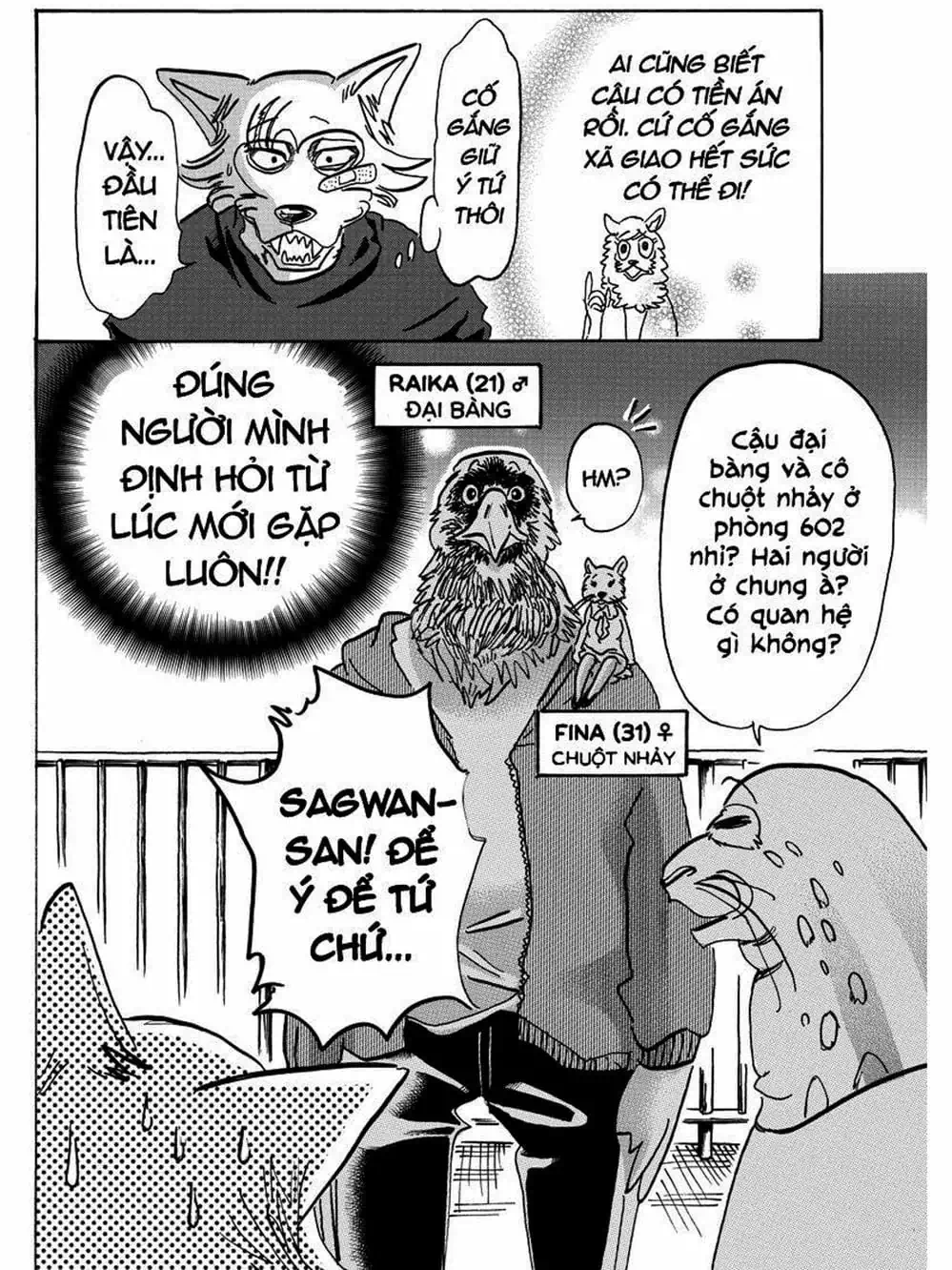 Truyện Tranh Bởi Vì Chúng Ta Đều Là Những Ngôi Sao - Beastars trang 10