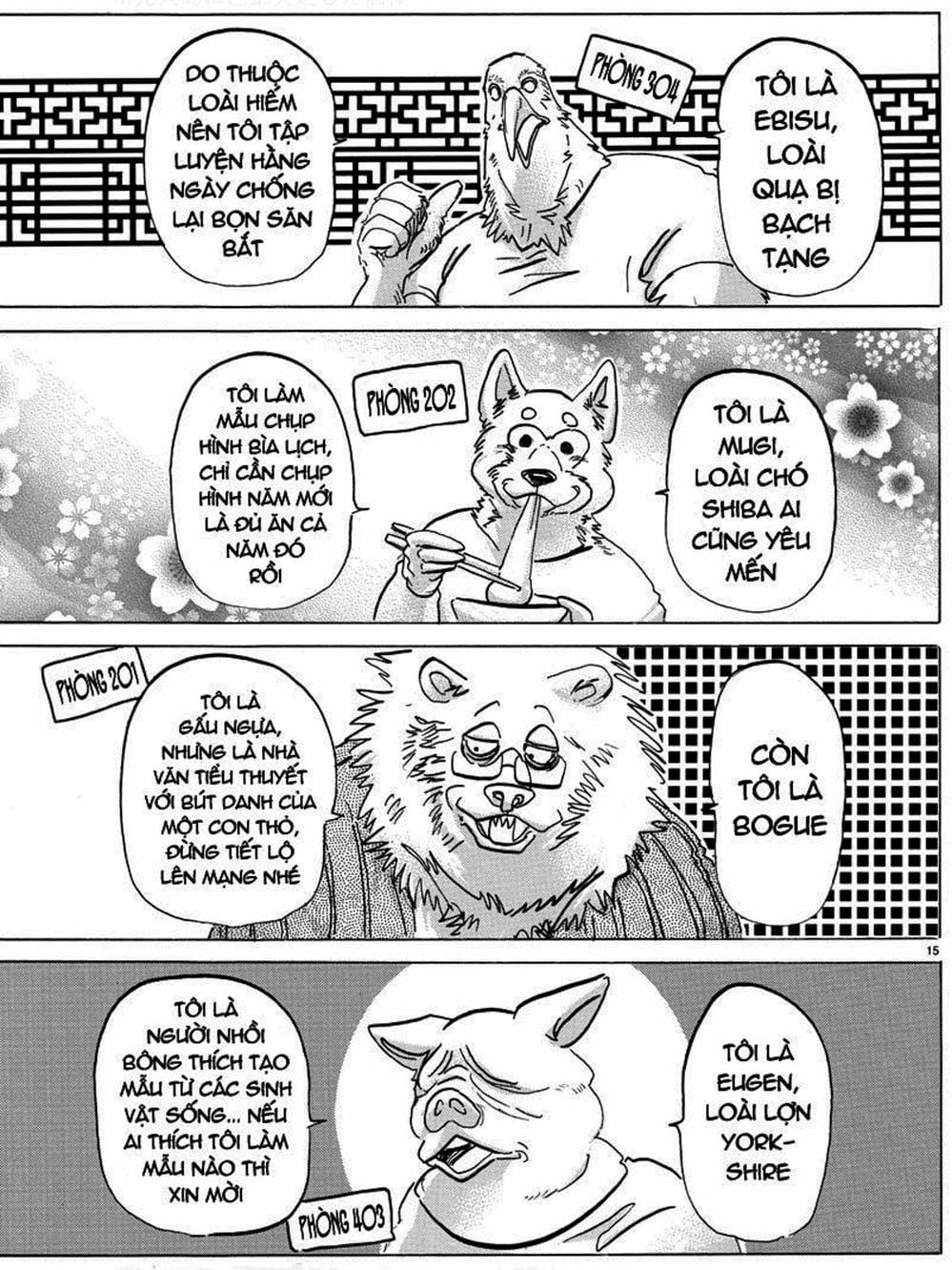 Truyện Tranh Bởi Vì Chúng Ta Đều Là Những Ngôi Sao - Beastars trang 10