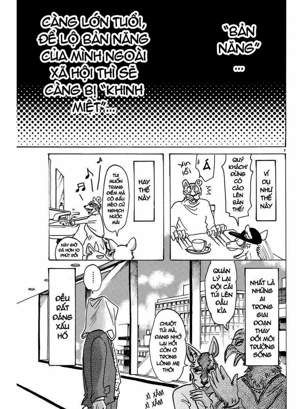 Truyện Tranh Bởi Vì Chúng Ta Đều Là Những Ngôi Sao - Beastars trang 10
