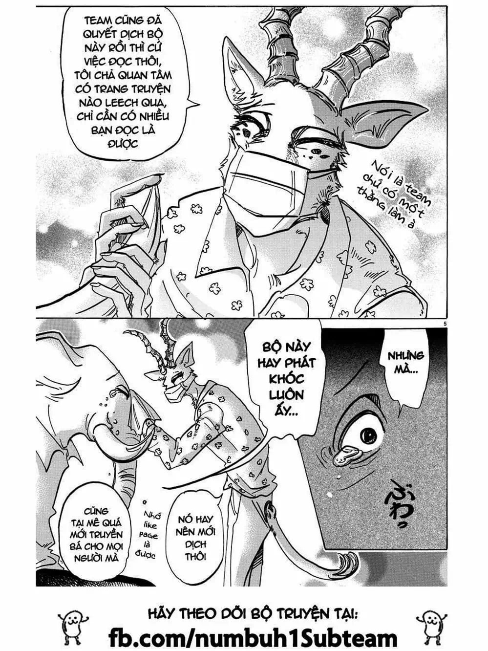 Truyện Tranh Bởi Vì Chúng Ta Đều Là Những Ngôi Sao - Beastars trang 10