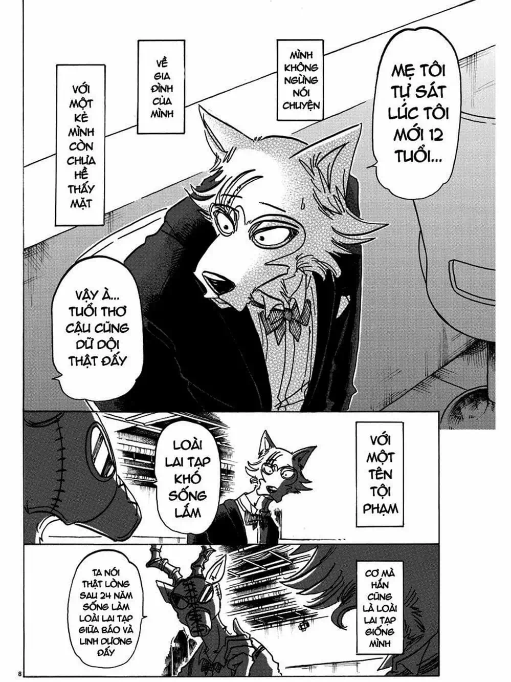 Truyện Tranh Bởi Vì Chúng Ta Đều Là Những Ngôi Sao - Beastars trang 10