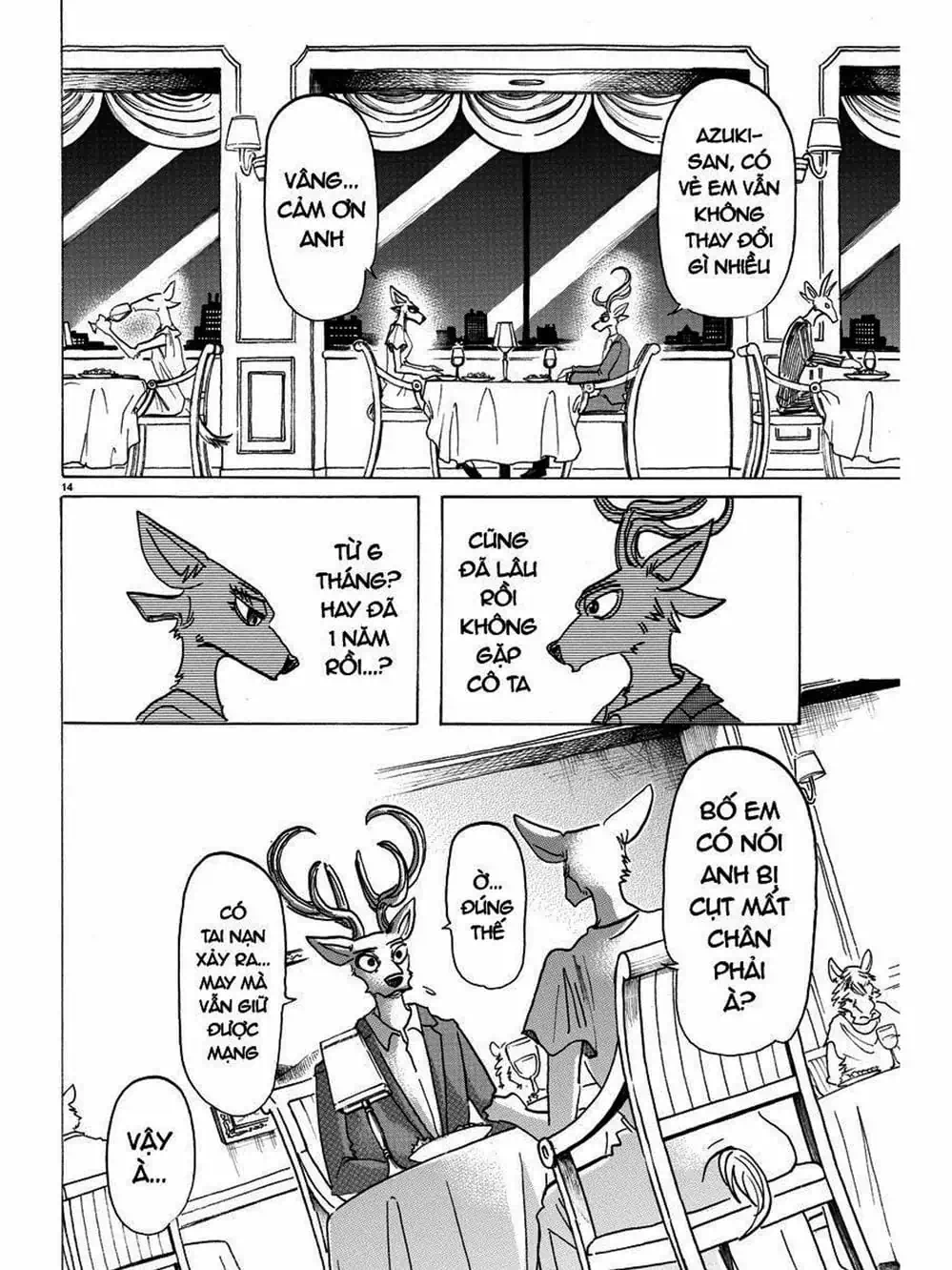 Truyện Tranh Bởi Vì Chúng Ta Đều Là Những Ngôi Sao - Beastars trang 10