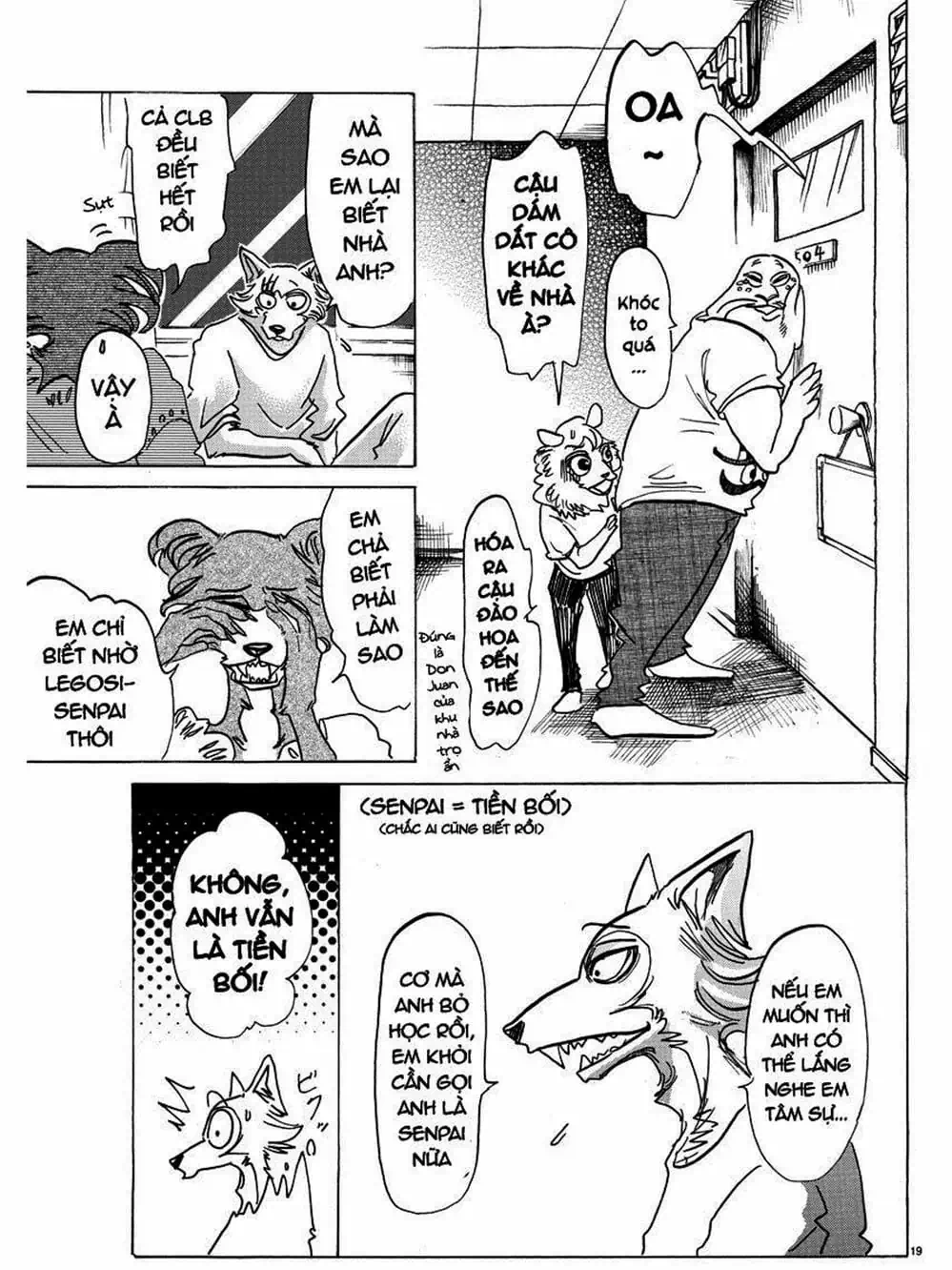 Truyện Tranh Bởi Vì Chúng Ta Đều Là Những Ngôi Sao - Beastars trang 10