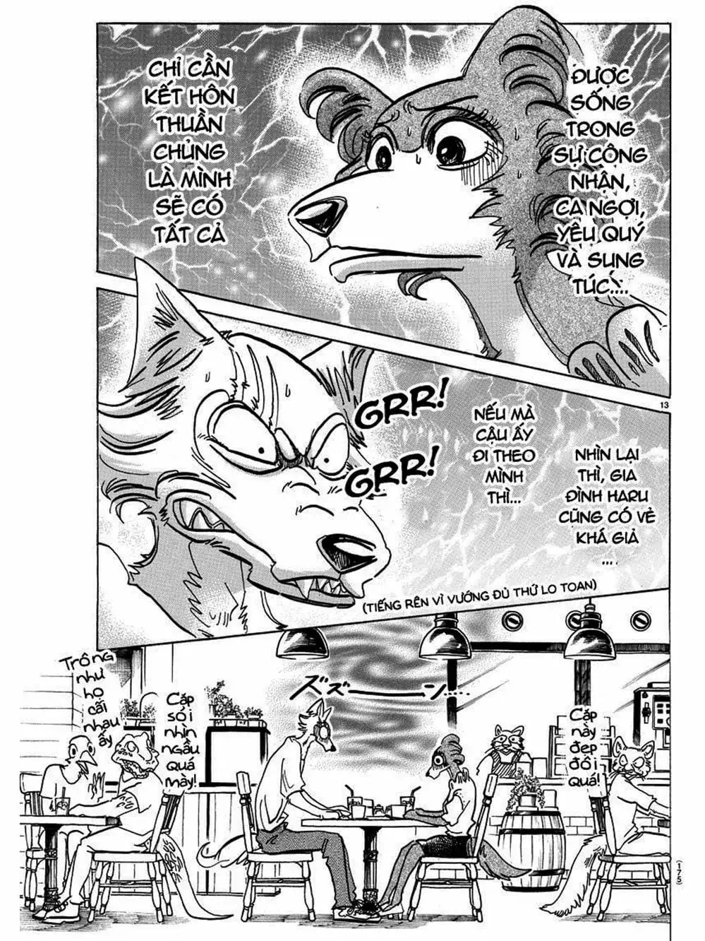 Truyện Tranh Bởi Vì Chúng Ta Đều Là Những Ngôi Sao - Beastars trang 10