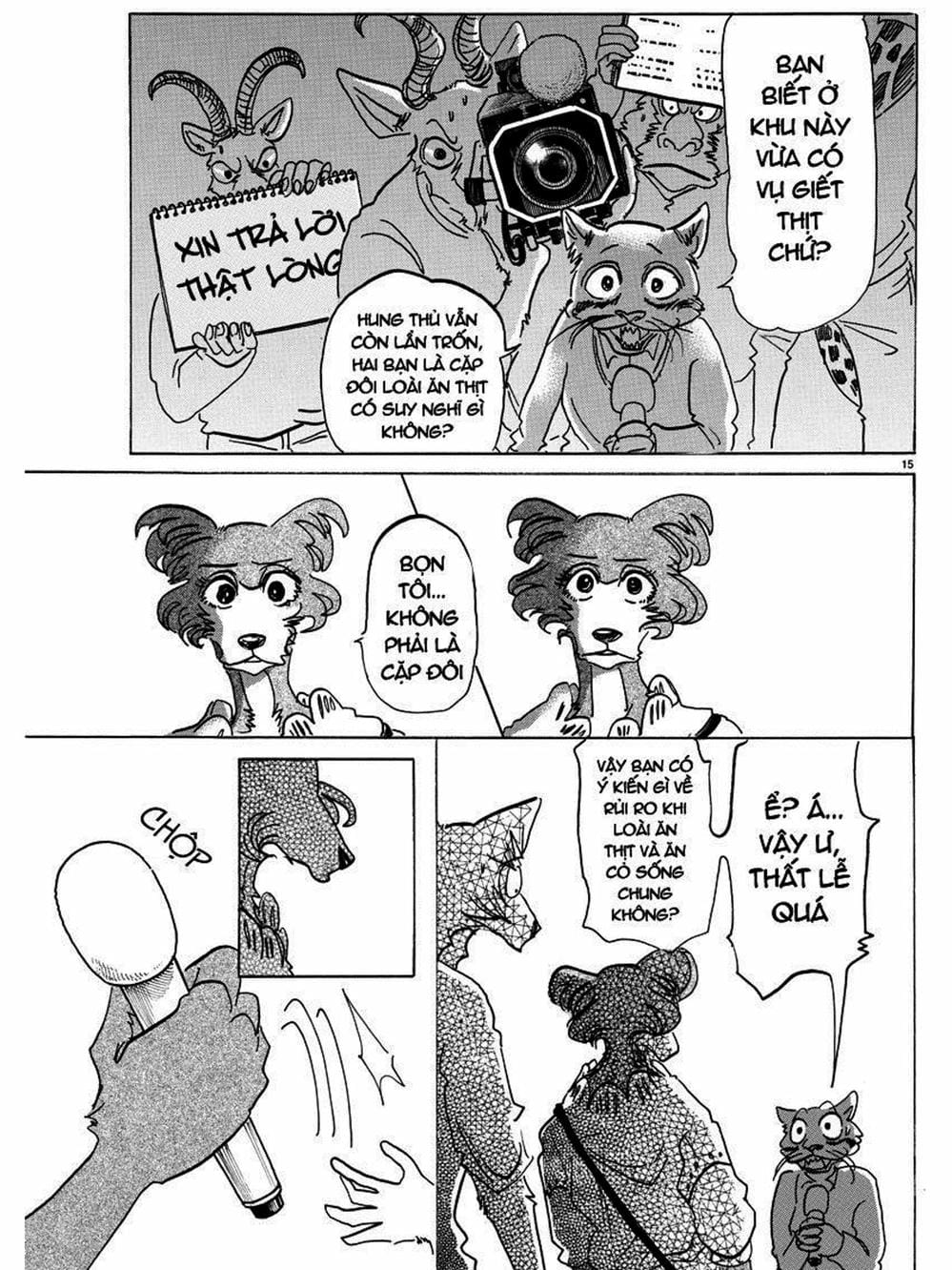 Truyện Tranh Bởi Vì Chúng Ta Đều Là Những Ngôi Sao - Beastars trang 10