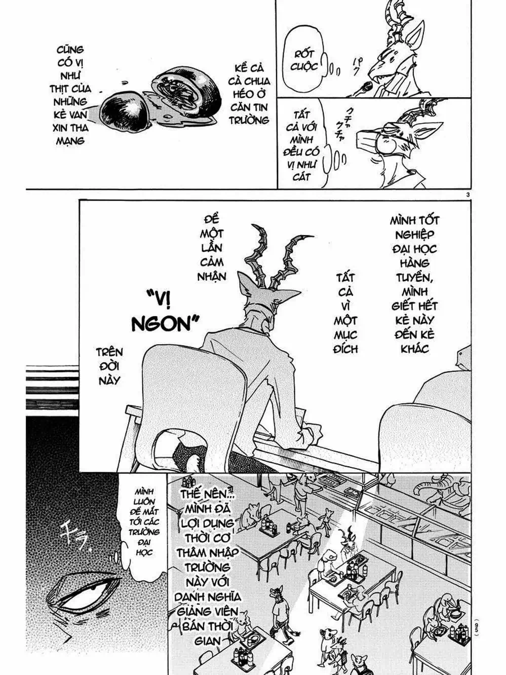 Truyện Tranh Bởi Vì Chúng Ta Đều Là Những Ngôi Sao - Beastars trang 10