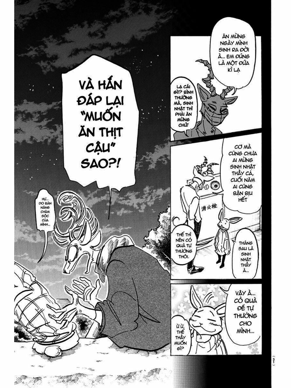 Truyện Tranh Bởi Vì Chúng Ta Đều Là Những Ngôi Sao - Beastars trang 10
