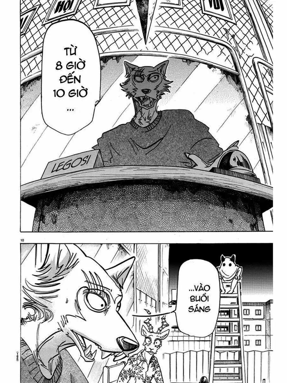 Truyện Tranh Bởi Vì Chúng Ta Đều Là Những Ngôi Sao - Beastars trang 10