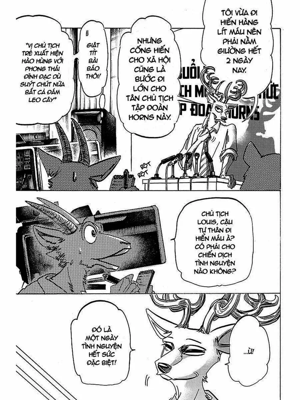 Truyện Tranh Bởi Vì Chúng Ta Đều Là Những Ngôi Sao - Beastars trang 10