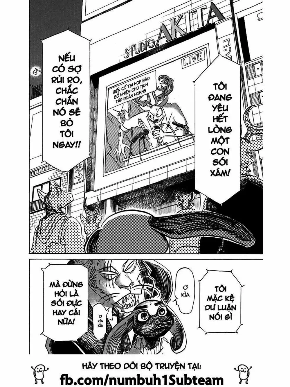 Truyện Tranh Bởi Vì Chúng Ta Đều Là Những Ngôi Sao - Beastars trang 10