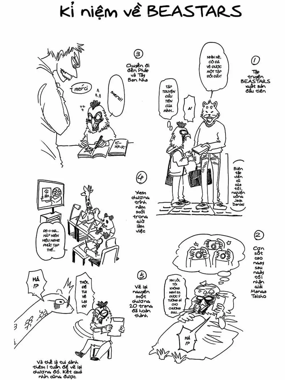 Truyện Tranh Bởi Vì Chúng Ta Đều Là Những Ngôi Sao - Beastars trang 10