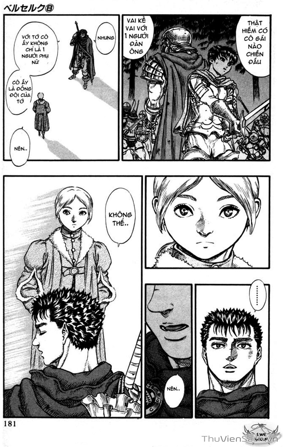 Truyện Tranh Kiếm Sĩ Đen - Berserk trang 9