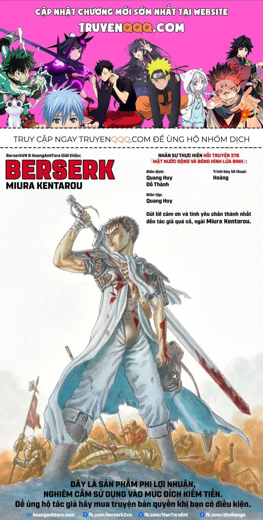 Truyện Tranh Kiếm Sĩ Đen - Berserk trang 9