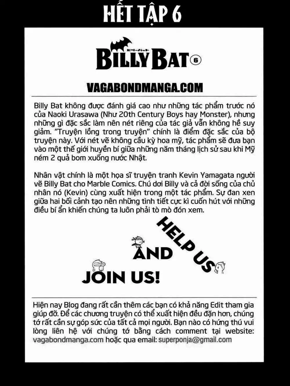 Truyện Tranh Billy Bat trang 7
