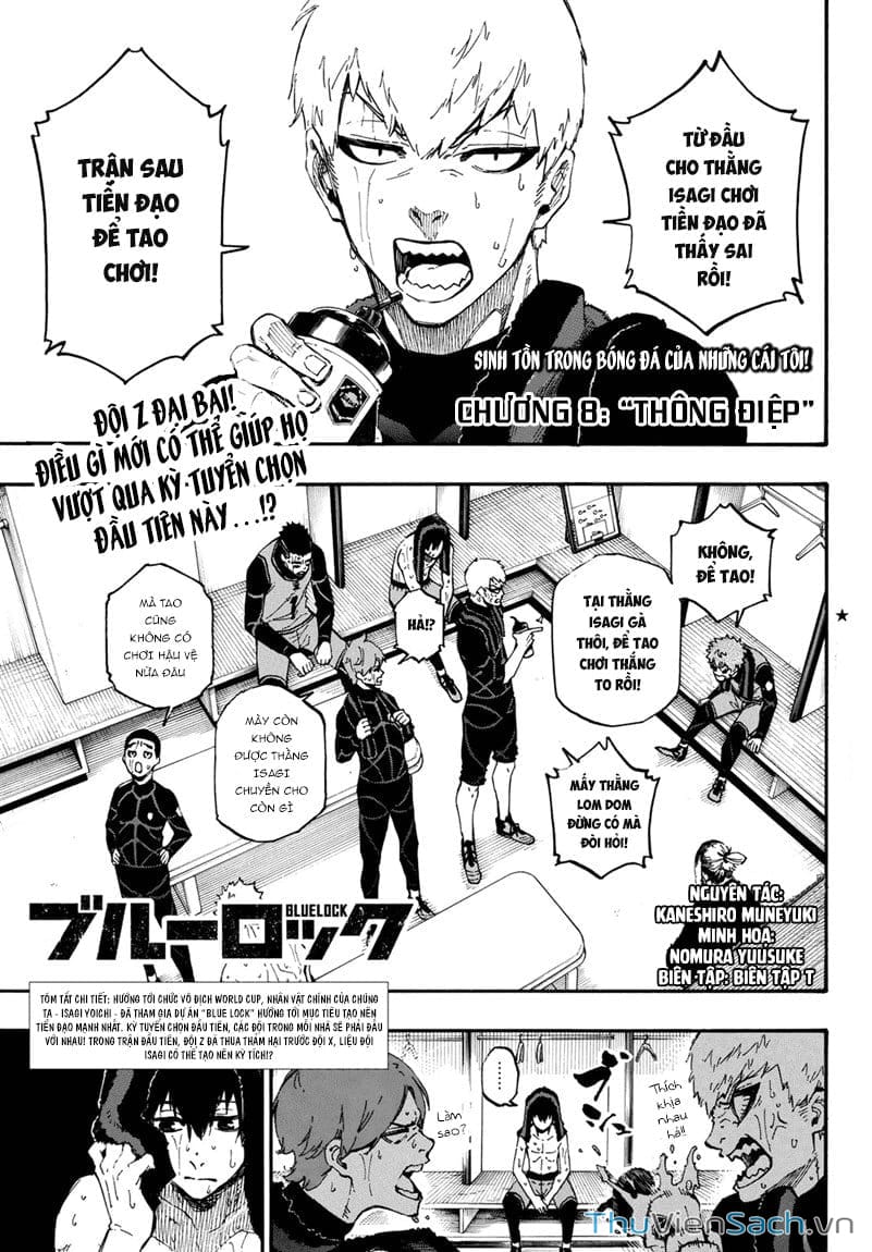 Truyện Tranh Tiền Đạo Số 1 - Blue Lock trang 6