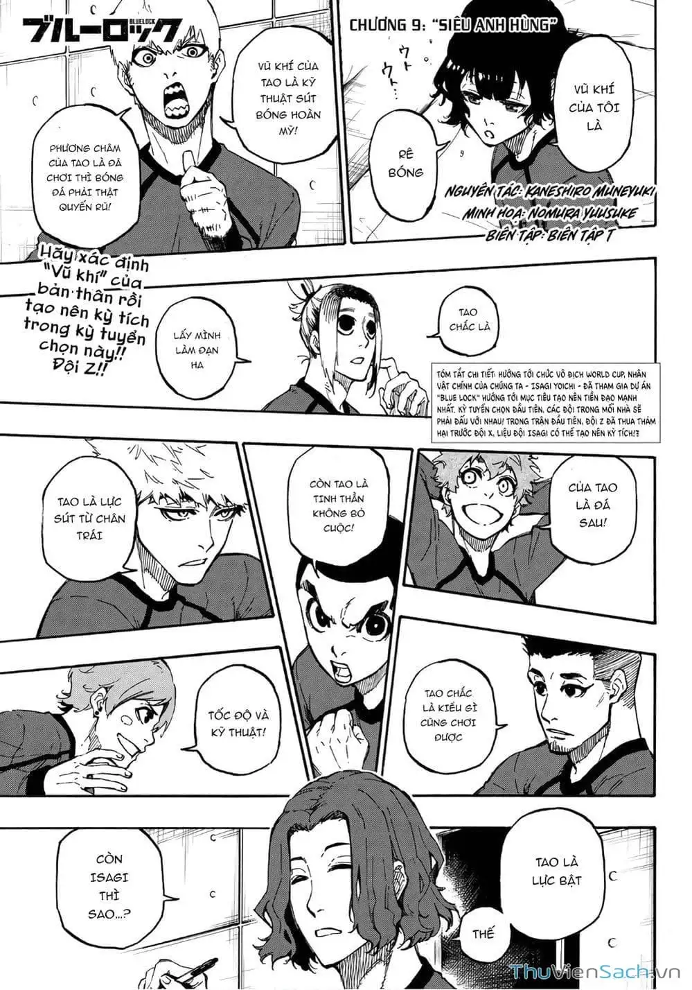 Truyện Tranh Tiền Đạo Số 1 - Blue Lock trang 5