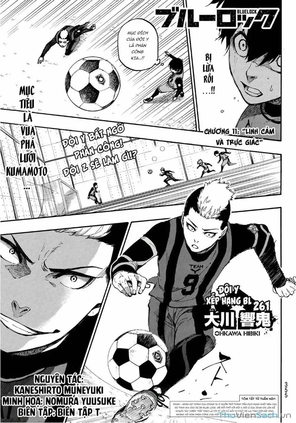 Truyện Tranh Tiền Đạo Số 1 - Blue Lock trang 5