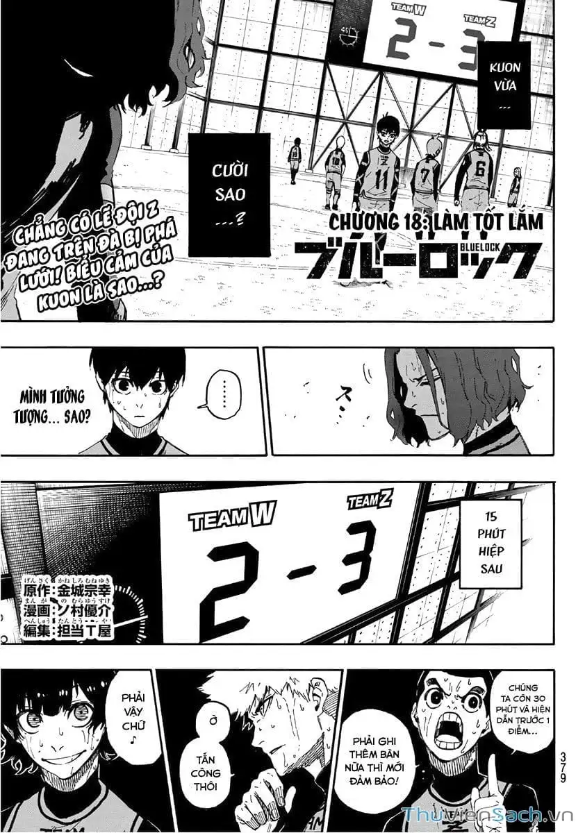 Truyện Tranh Tiền Đạo Số 1 - Blue Lock trang 5